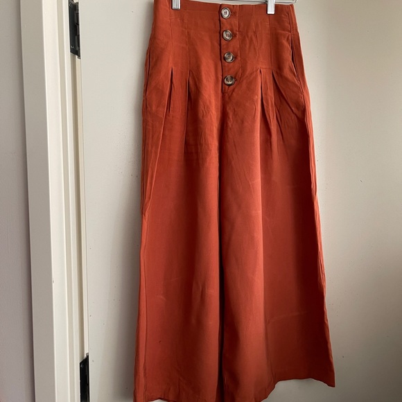 Zara High Waist Culottes - Picture 6 of 8